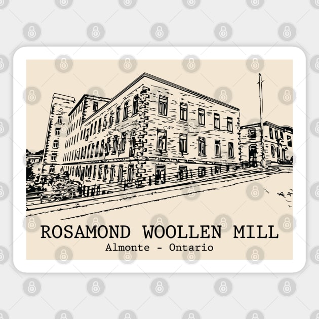 Rosamond Woollen Mill - Ontario Magnet by Lakeric